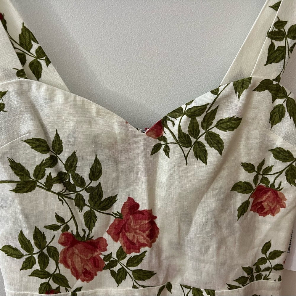 Reformation Miso Linen Dress Jolie Size 8
